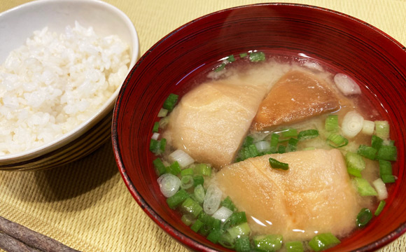 麩の味噌汁