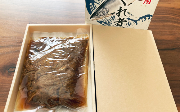 鮭のしぐれ煮 パッケージ内側